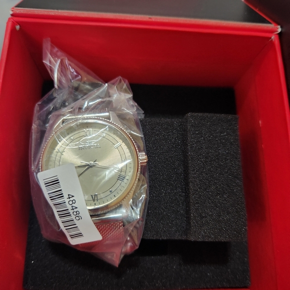 Invicta Celestial Quartz Ivory Dial Ladies WatchItem No. 48486 NIB - Picture 4 of 9